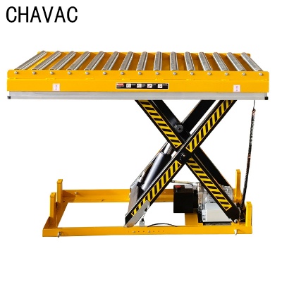 stationary scissor lifting platform