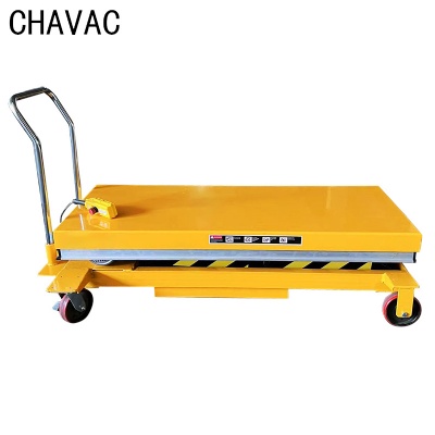 stationary scissor lifting platform