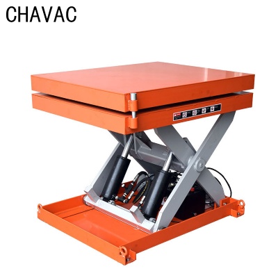 stationary scissor lifting platform