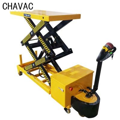 stationary scissor lifting platform