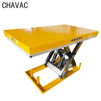 stationary scissor lifting platform